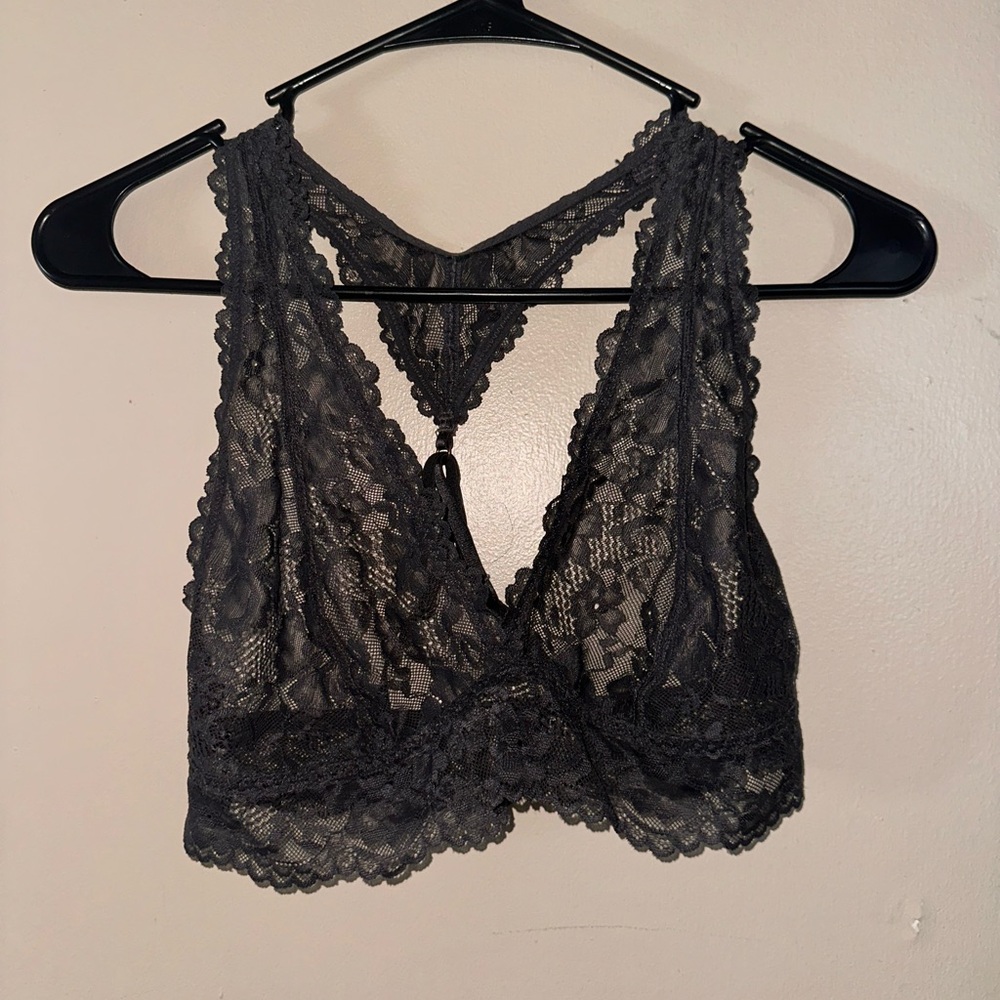 Fenty racer back grey bralette sz S